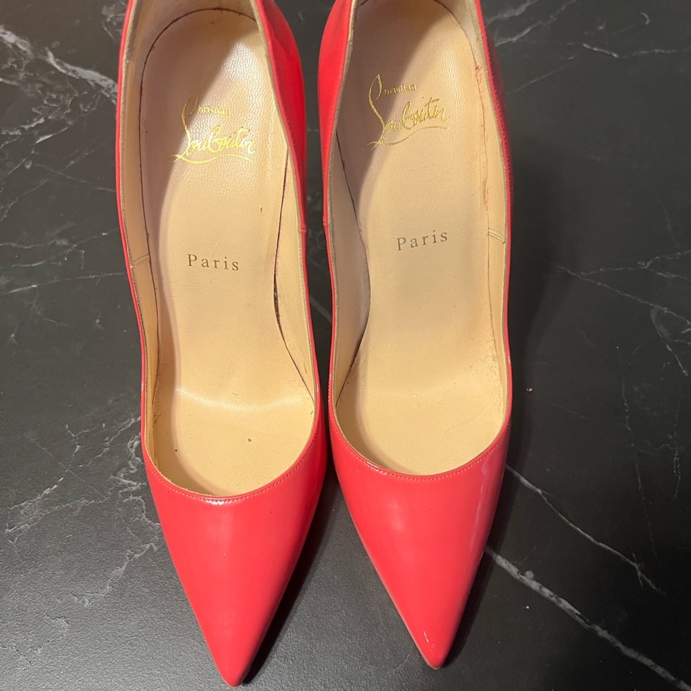 CHRISTIAN LOUBOUTIN So Kate 120MM Patent Pump in Hot Pink Size 37 - Picture 4 of 8